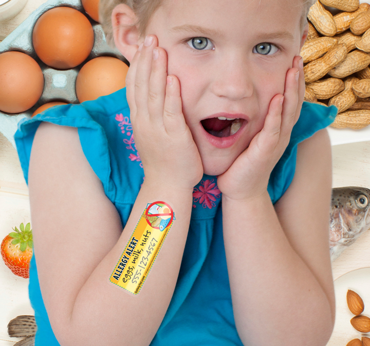 Allergy Alert Safety Tattoos Allergy Alert Safety Tattoos